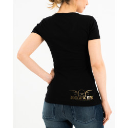Жіноча футболка ROKKER DIVA чорний
