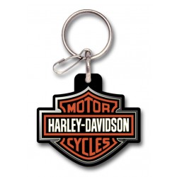 Брелок Harley-Davidson Logo H-D резиновый