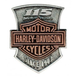 Значок Harley-Davidson 115 Font 2D Die Struck металлический