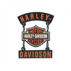 Значок Harley-Davidson B&S Rockers металевий