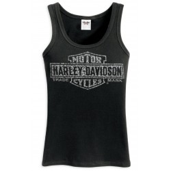 Женская майка Harley-Davidson  Bar&Shield черная 