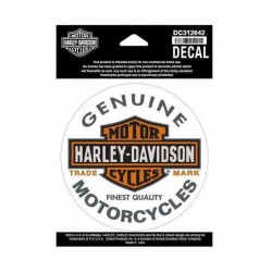 Наклейка  Harley-Davidson Long Bar & Shield размер SM