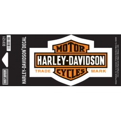 Наклейка Harley-Davidson Long Bar & Shield размер XS