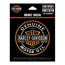 Наклейка Harley-Davidson Motor Oil размер XS объемная