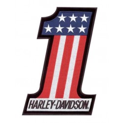 Нашивка Harley-Davidson #1 RWB размер  SM