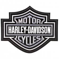 Нашивка Harley-Davidson Bar & Shield Silver размер SM