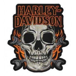 Нашивка Harley-Davidson Skull Mouth размер 3X