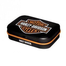 Ментоловые конфеты Harley-Davidson Logo в металлической коробочке