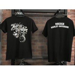 Мужская футболка Harley-Davidson GENUINE BOBBERS чёрный
