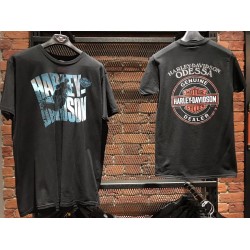 Мужская футболка Harley-Davidson Name Rider чёрный