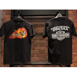 Чоловіча футболка Harley-Davidson Fire Scream чорний