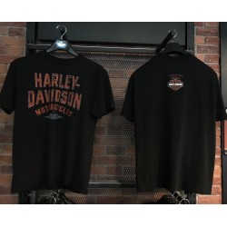 Мужская футболка Harley-Davidson FLEXING METAL чёрный