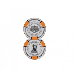 Сувенирная фишка для покера Harley-Davidson Odessa серый