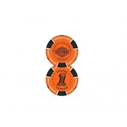 Сувенирная фишка для покера Harley-Davidson Odessa оранжевый
