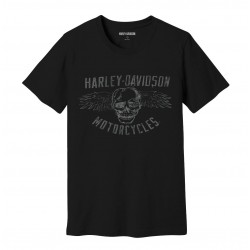 Мужская футболка Harley-Davidson Skull Tee черная