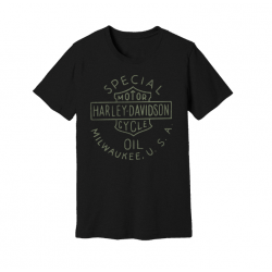 Мужская футболка Harley-Davidson  Special Oil черная