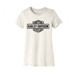 Женская футболка Harley-Davidson  Forever B&S белая