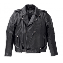 Чоловіча куртка Harley-Davidson Potomac 3 in 1 шкіряна чорна