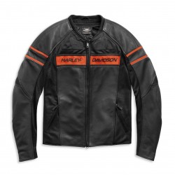 Мужская куртка Harley-Davidson Brawler кожа черный