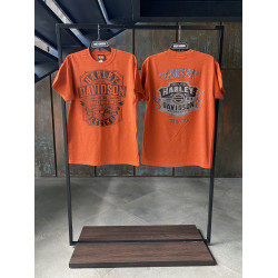  Мужская футболка Harley-Davidson Snake Oil оранжевый