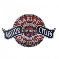 Декоративная настенная вывеска Harley-Davidson H-D Motorcycle Banner