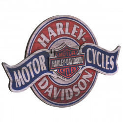 Декоративная настенная вывеска Harley-Davidson H-D Motorcycle Banner Декоративная настенная вывеска Harley-Davidson H-D Motorcycle Banner