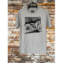 Мужская футболка Harley-Davidson Negative MC серый