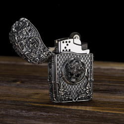  Срібний Чохол (Корпус) для Запальнички Black Flame